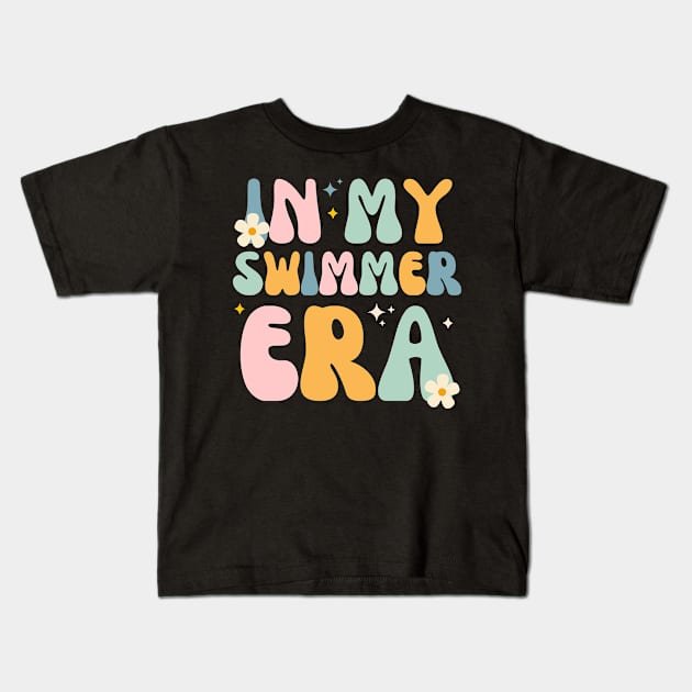 In my swimmer era - Swim Swimming Pool Kids T-Shirt by retroparks